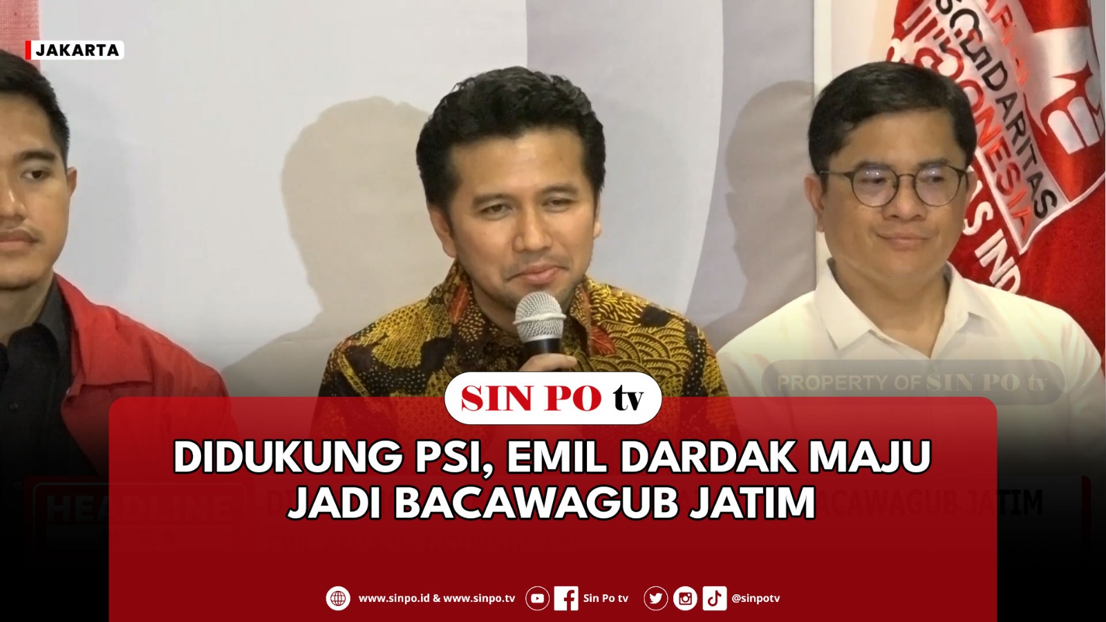 Didukung PSI, Emil Dardak Maju Jadi Bacawagub Jatim