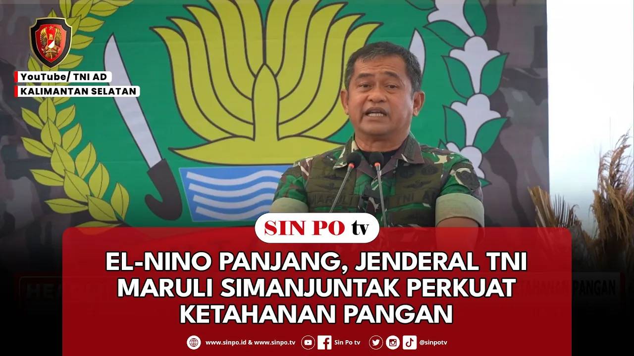 El-Nino Panjang, Jenderal TNI Maruli Simanjuntak Perkuat Ketahanan Pangan