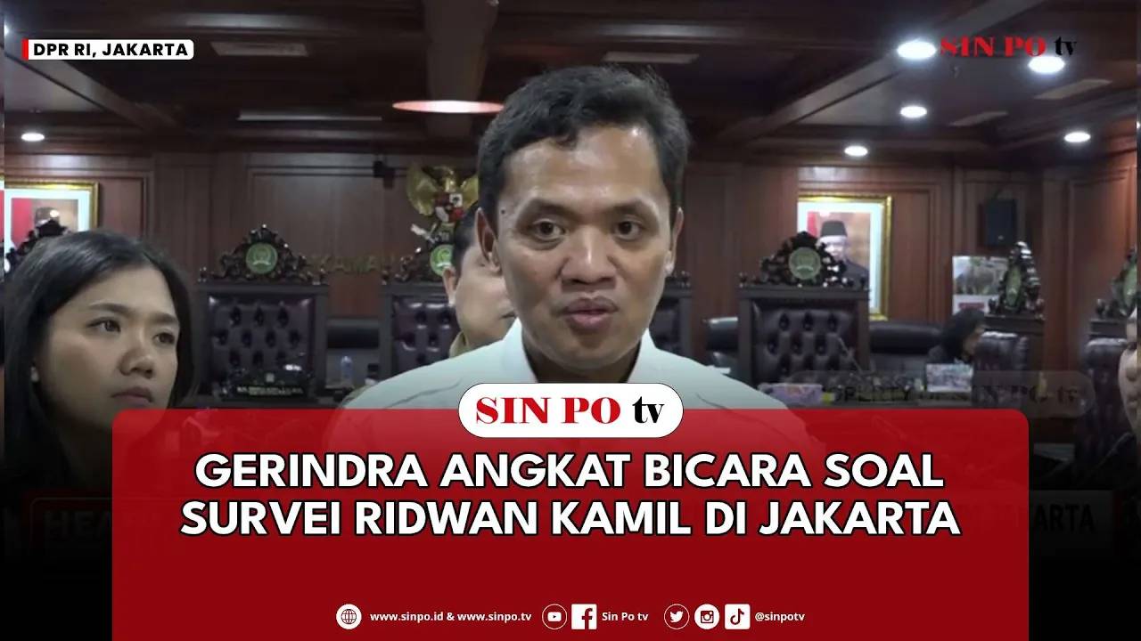 Gerindra Angkat Bicara Soal Survei Ridwan Kamil Di Jakarta