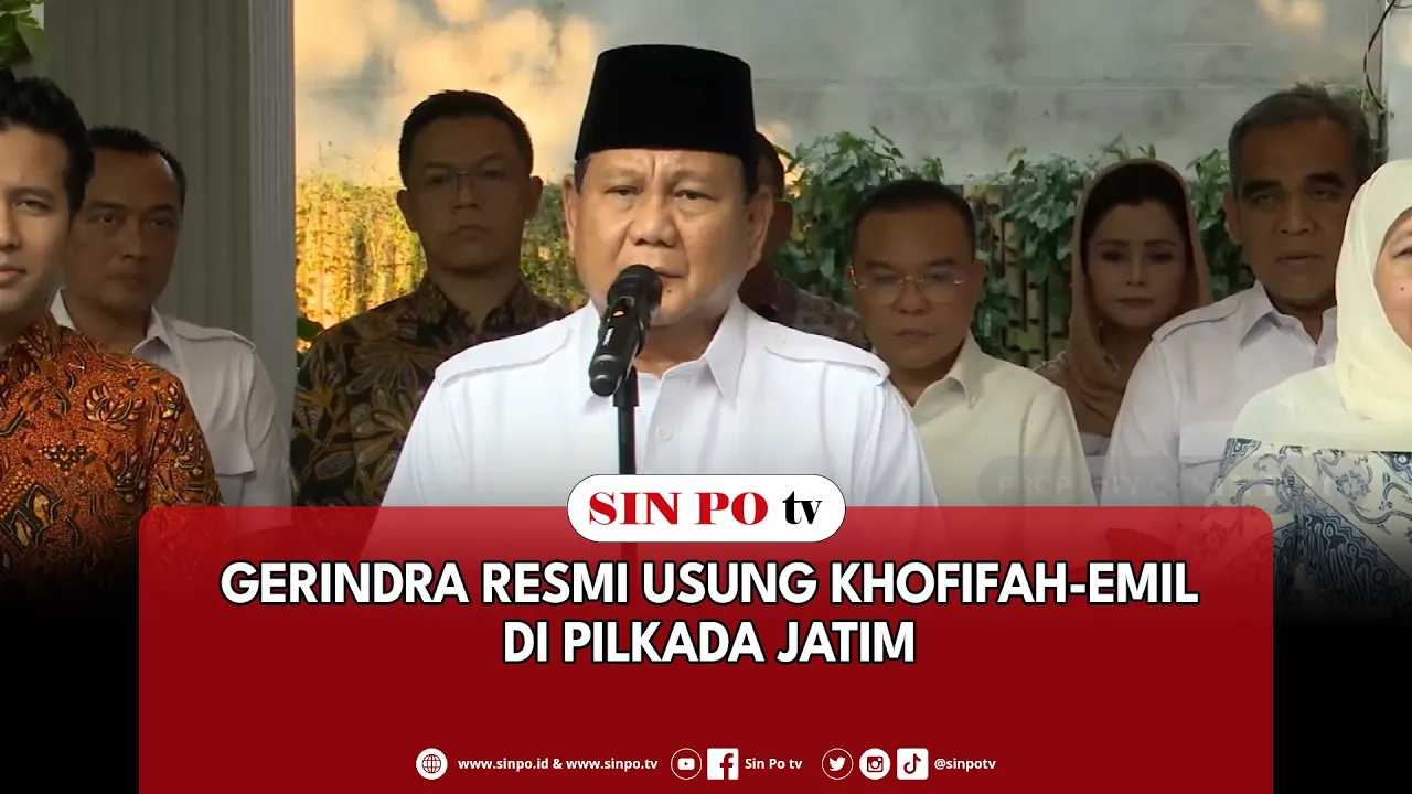 Gerindra Resmi Usung Khofifah-Emil Di Pilkada Jatim
