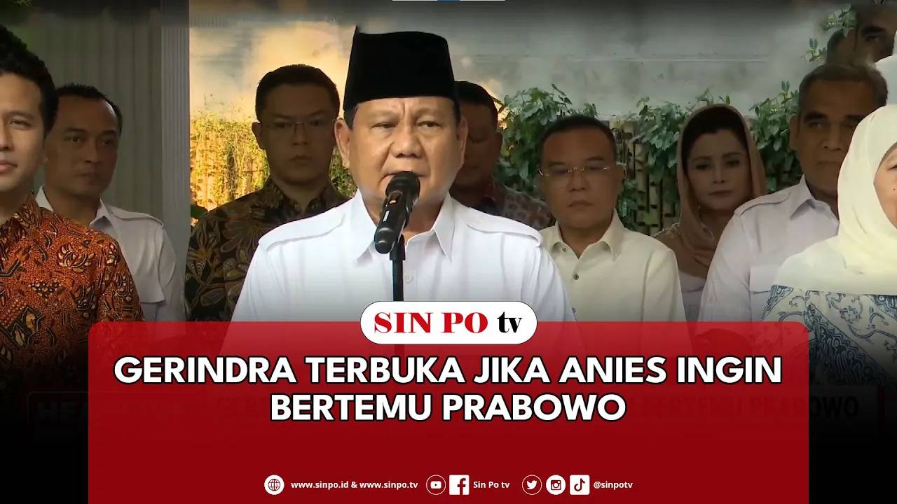 Gerindra Terbuka Jika Anies Ingin Bertemu Prabowo