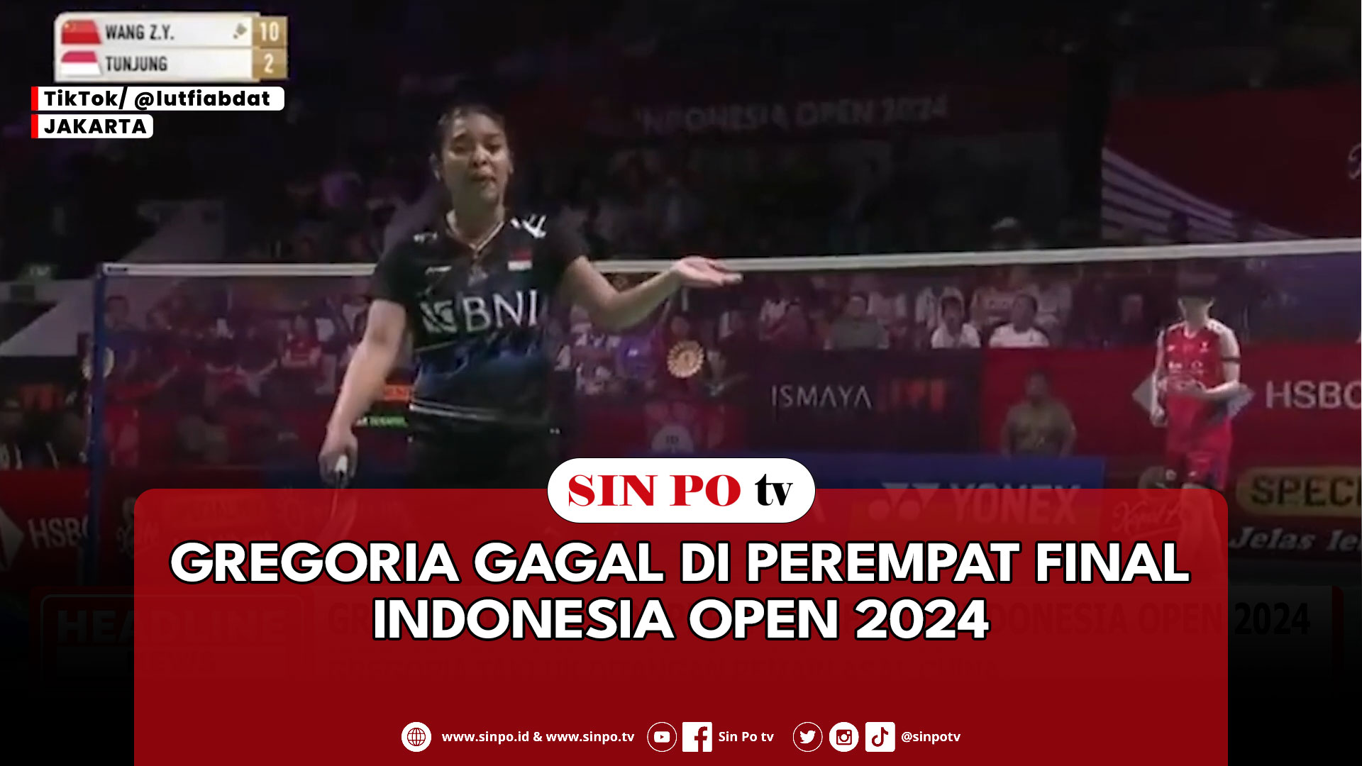 Gregoria Gagal Di Perempat Final Indonesia Open 2024