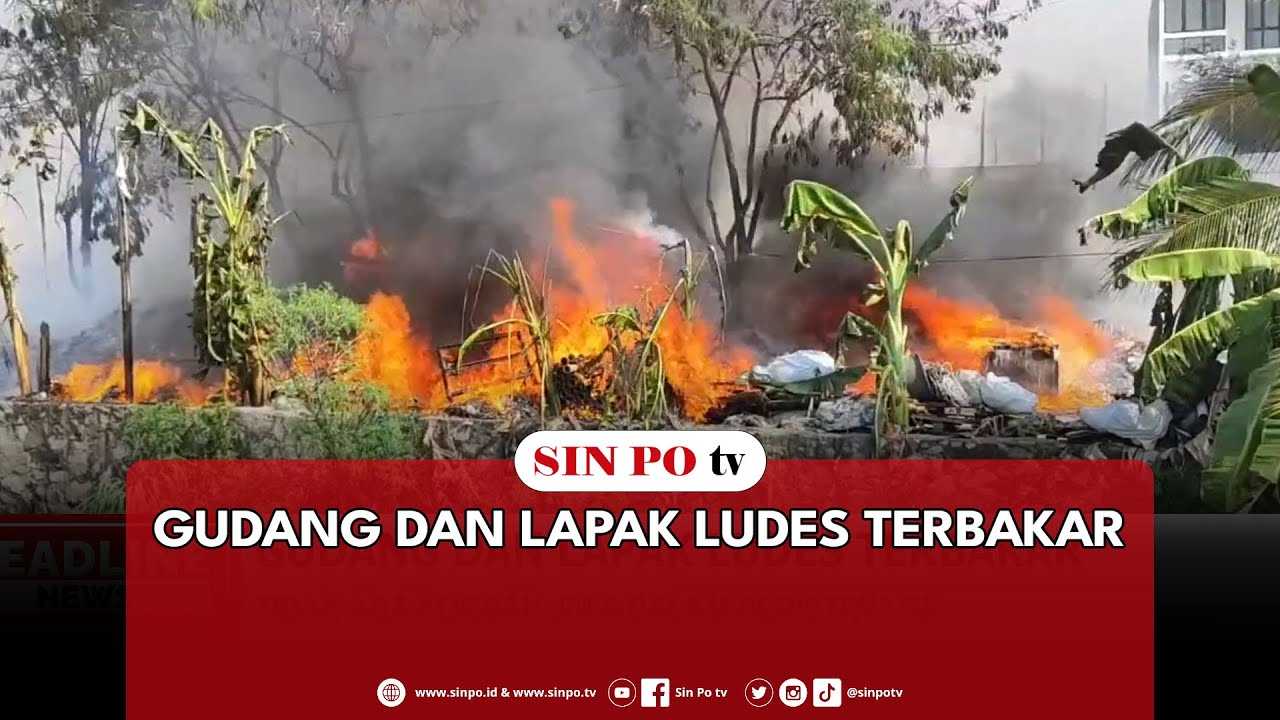 Gudang Dan Lapak Ludes Terbakar