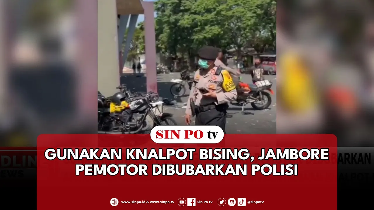 Gunakan Knalpot Bising, Jambore Pemotor Dibubarkan Polisi