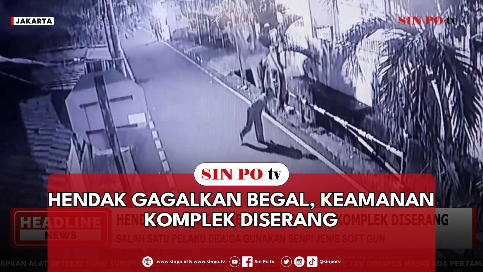 Hendak Gagalkan Begal, Keamanan Komplek Diserang