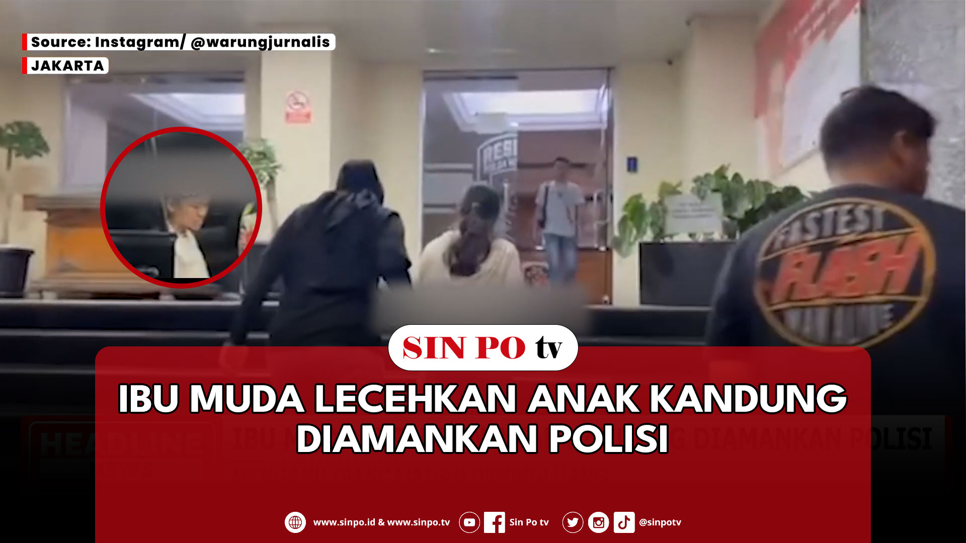 Ibu Muda Lecehkan Anak Kandung Diamankan Polisi