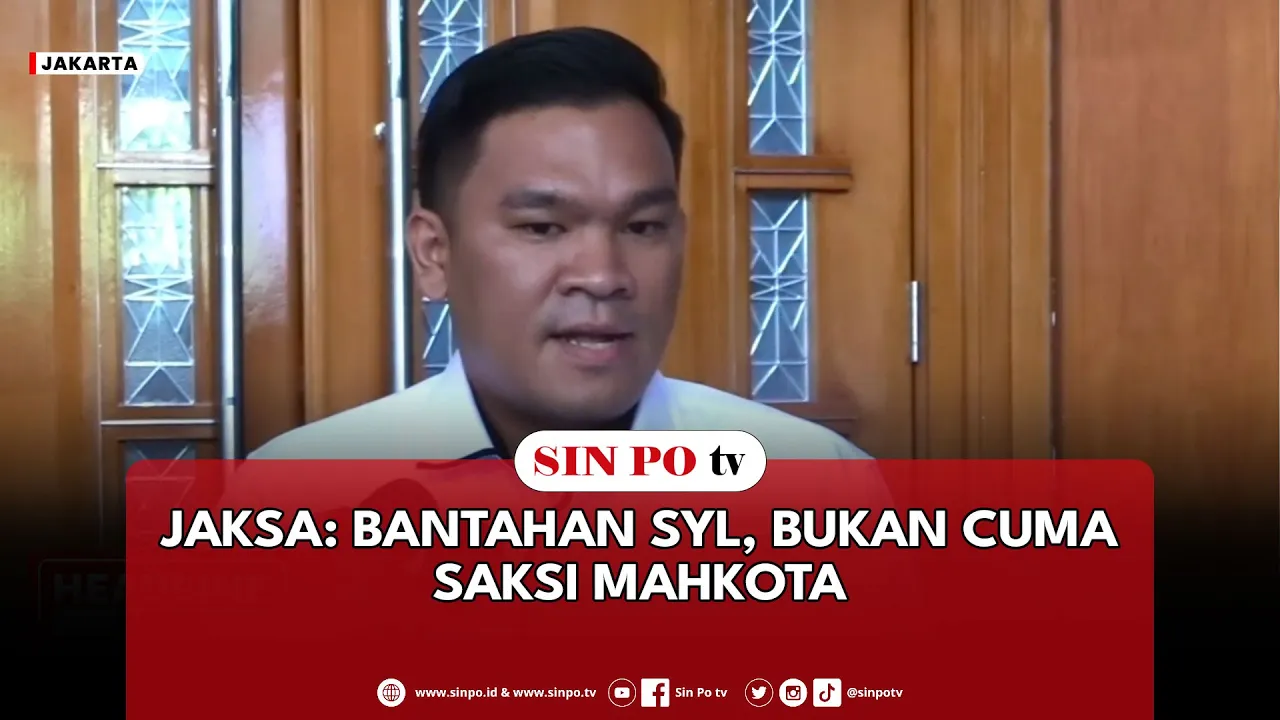 Jaksa: Bantahan SYL, Bukan Cuma Saksi Mahkota