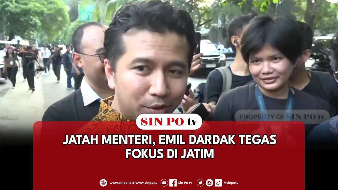 Jatah Menteri, Emil Dardak Tegas Fokus Di Jatim