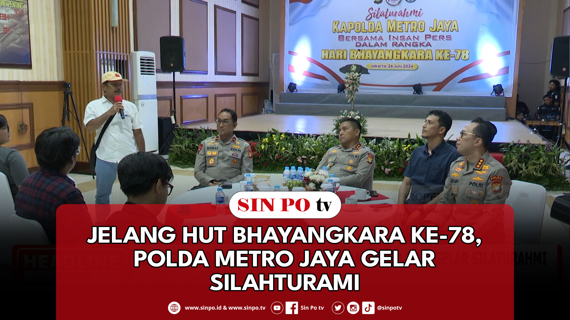 Jelang HUT Bhayangkara Ke 78, Polda Metro Jaya Gelar Silahturami