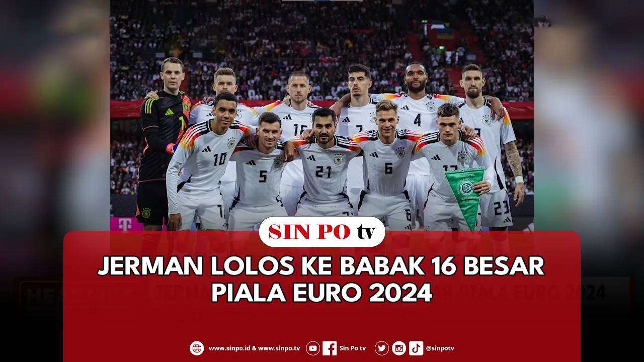 Jerman Lolos Ke Babak 16 Besar Piala EURO 2024