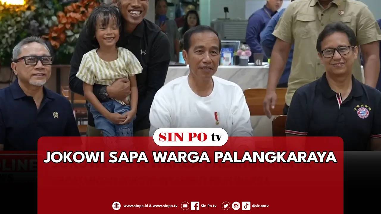 Jokowi Sapa Warga Palangkaraya