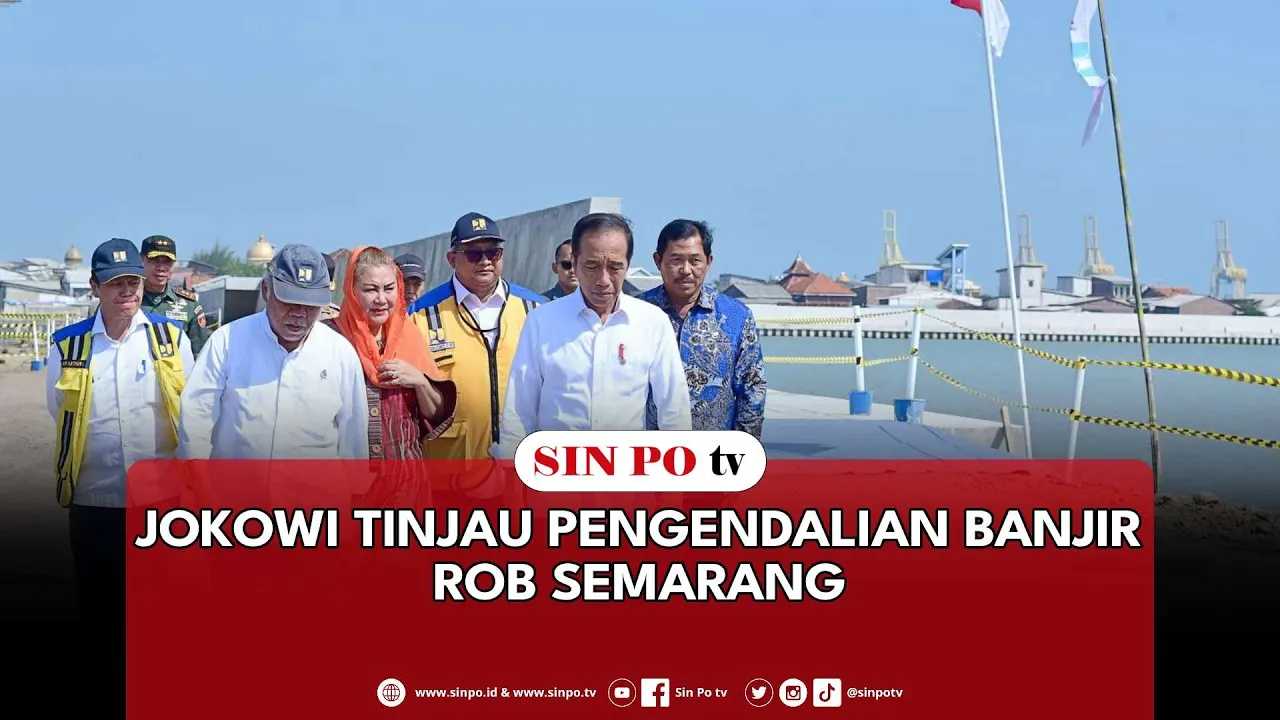 Jokowi Tinjau Pengendalian Banjir Rob Semarang