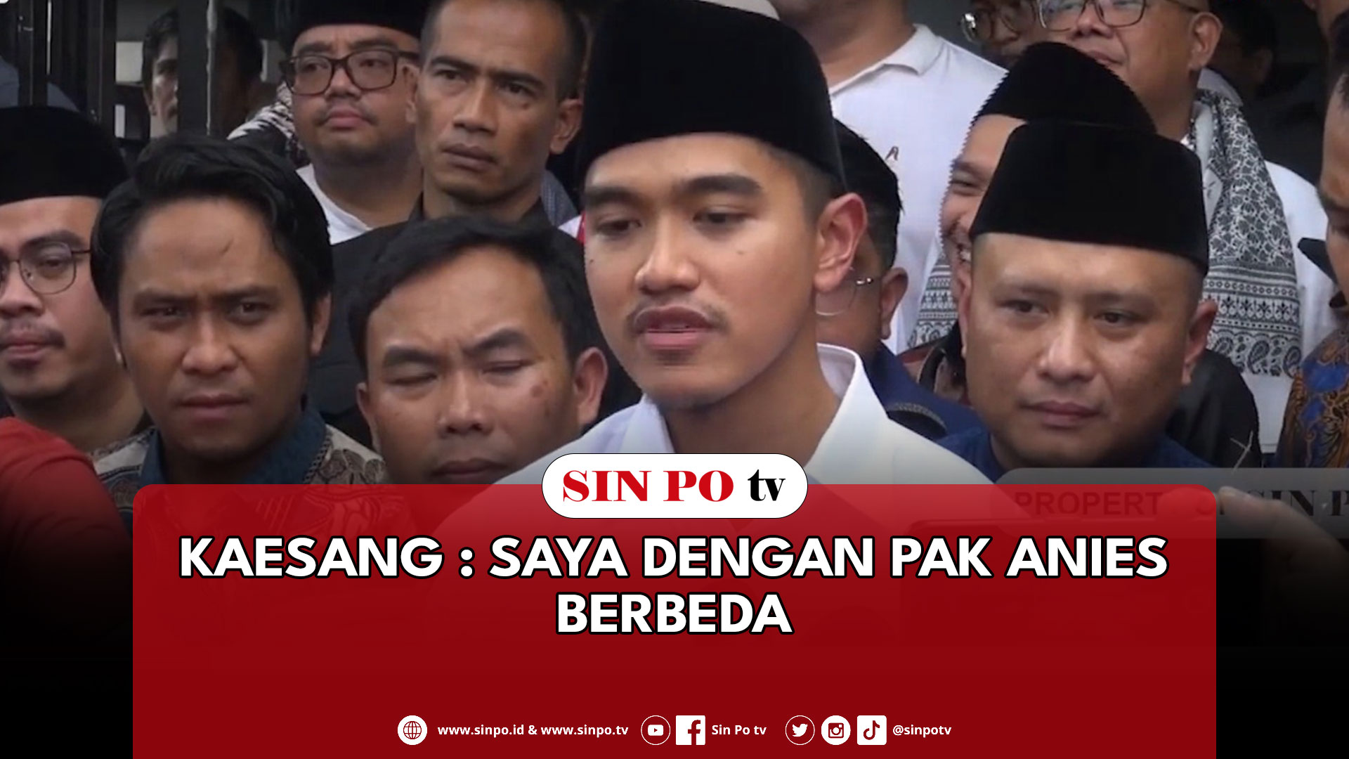 Kaesang: Saya Dengan Pak Anies Berbeda