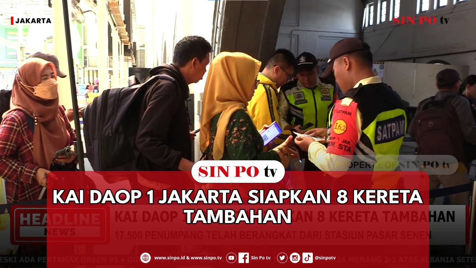 KAI Daop 1 Jakarta Siapkan 8 Kereta Tambahan