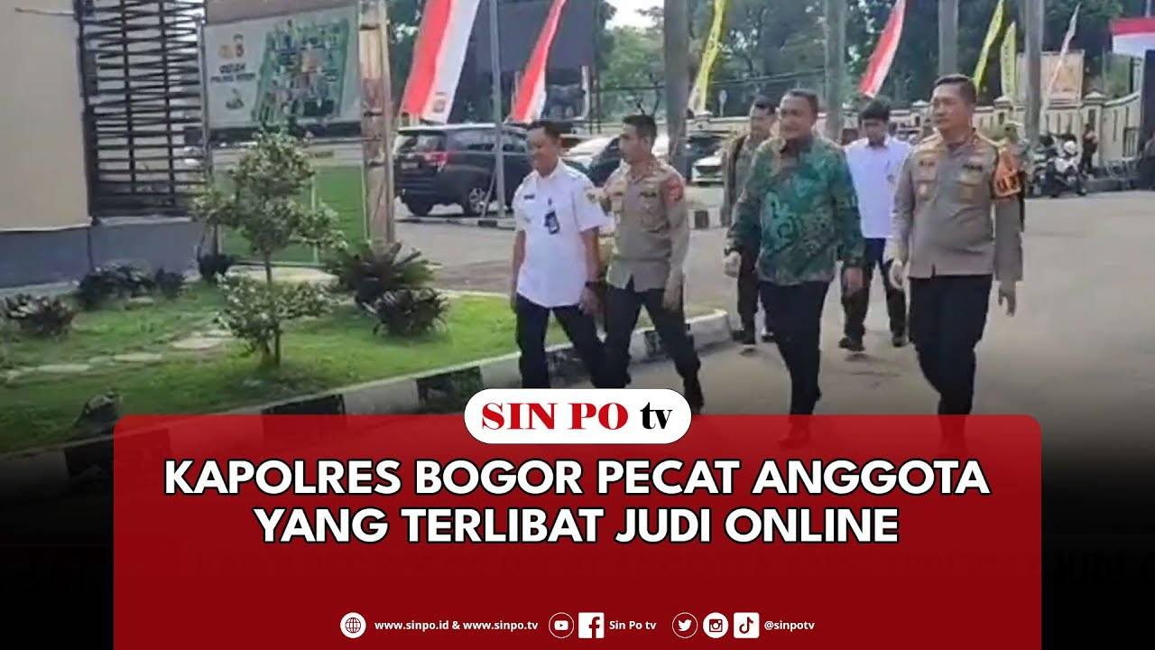 Kapolres Bogor Pecat Anggota Yang Terlibat Judi Online