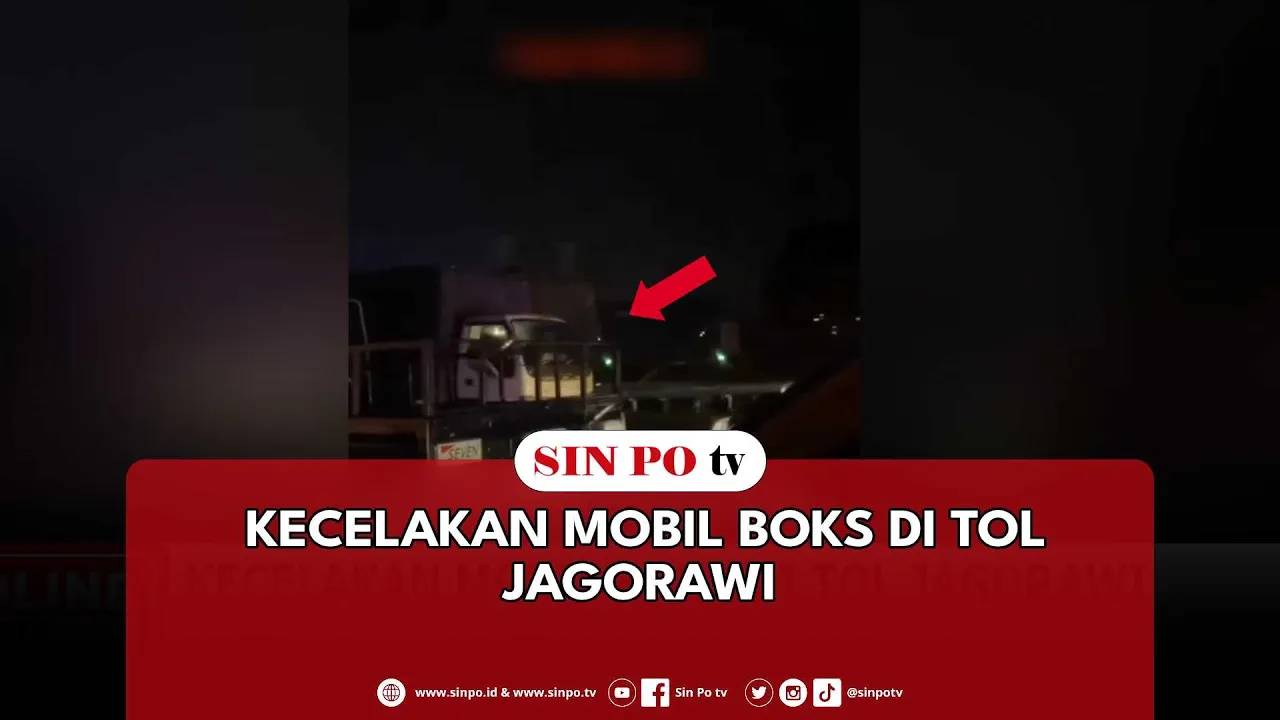 Kecelakan Mobil Boks Di Tol Jagorawi