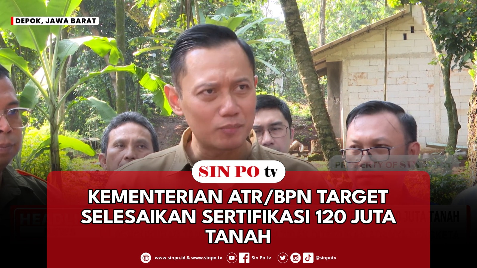 Kementerian ATR/BPN Target Selesaikan Sertifikasi 120 Juta Tanah