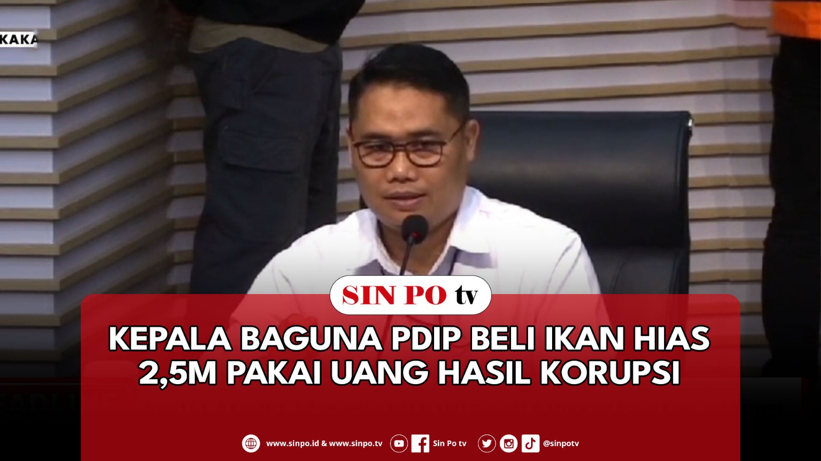 Kepala Baguna PDIP Beli Ikan Hias 2,5m Pakai Uang Hasil Korupsi