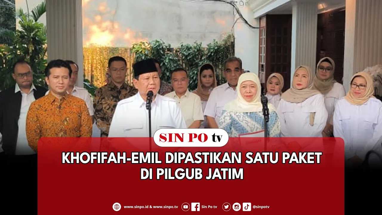 Khofifah-Emil Dipastikan Satu Paket Di Pilgub Jatim