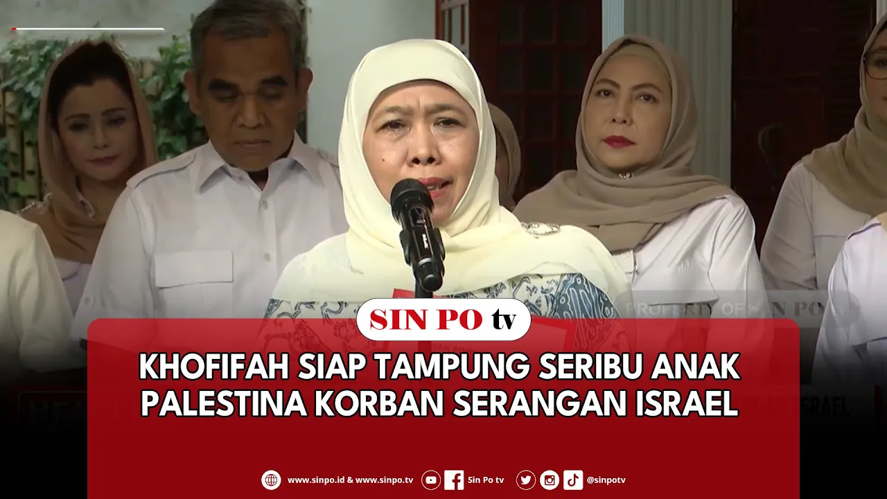 Khofifah Siap Tampung Seribu Anak Palestina Korban Serangan Israel