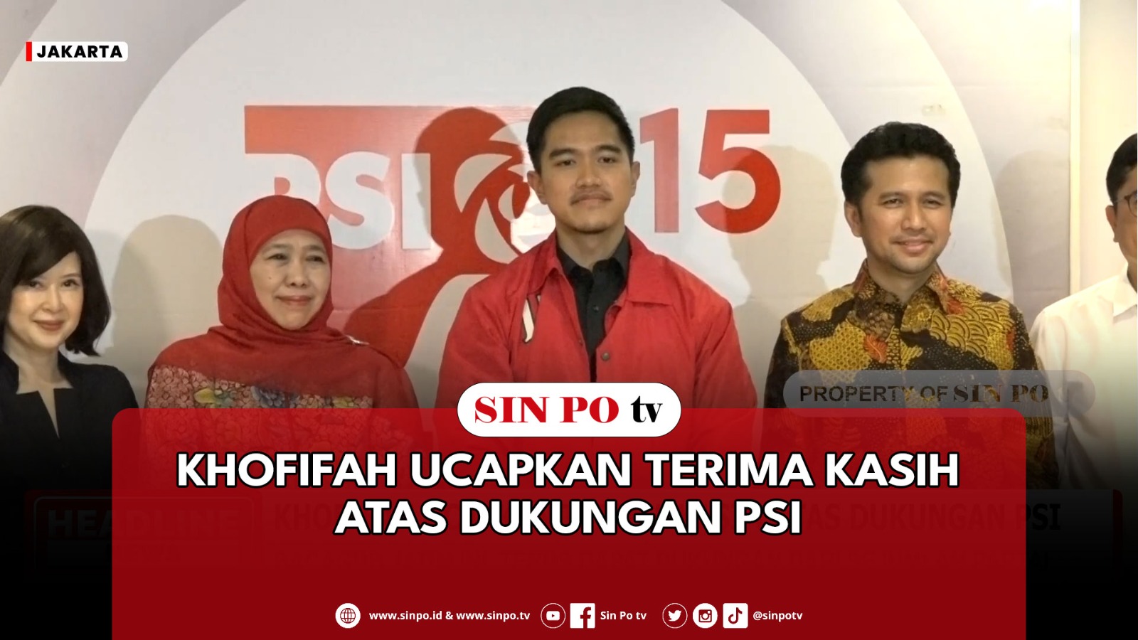 Khofifah Ucapkan Terima Kasih Atas Dukungan PSI
