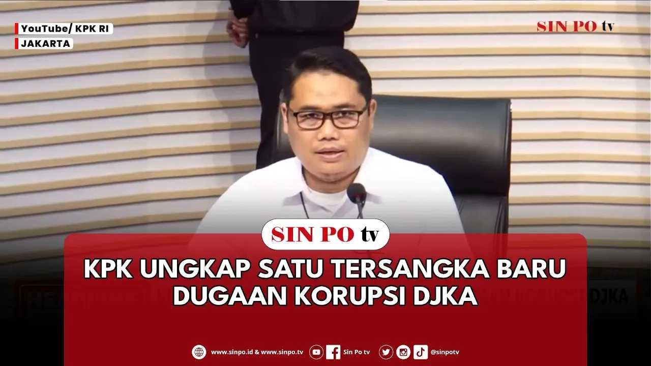 KPK Ungkap Satu Tersangka Baru Dugaan Korupsi DJKA