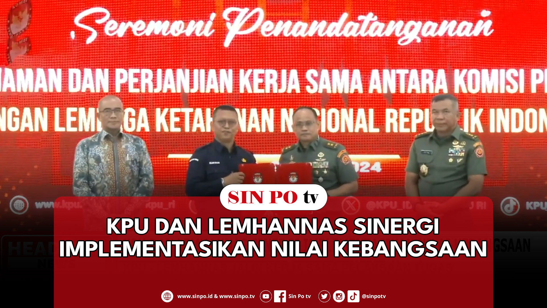 KPU Dan Lemhannas Sinergi Implementasikan Nilai Kebangsaan