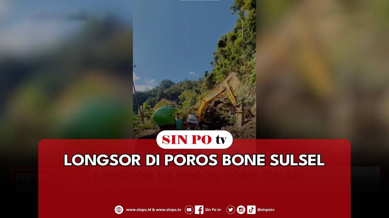 Longsor Di Poros Bone Sulsel