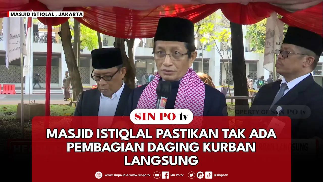Masjid Istiqlal Pastikan Tak Ada Pembagian Daging Kurban Langsung