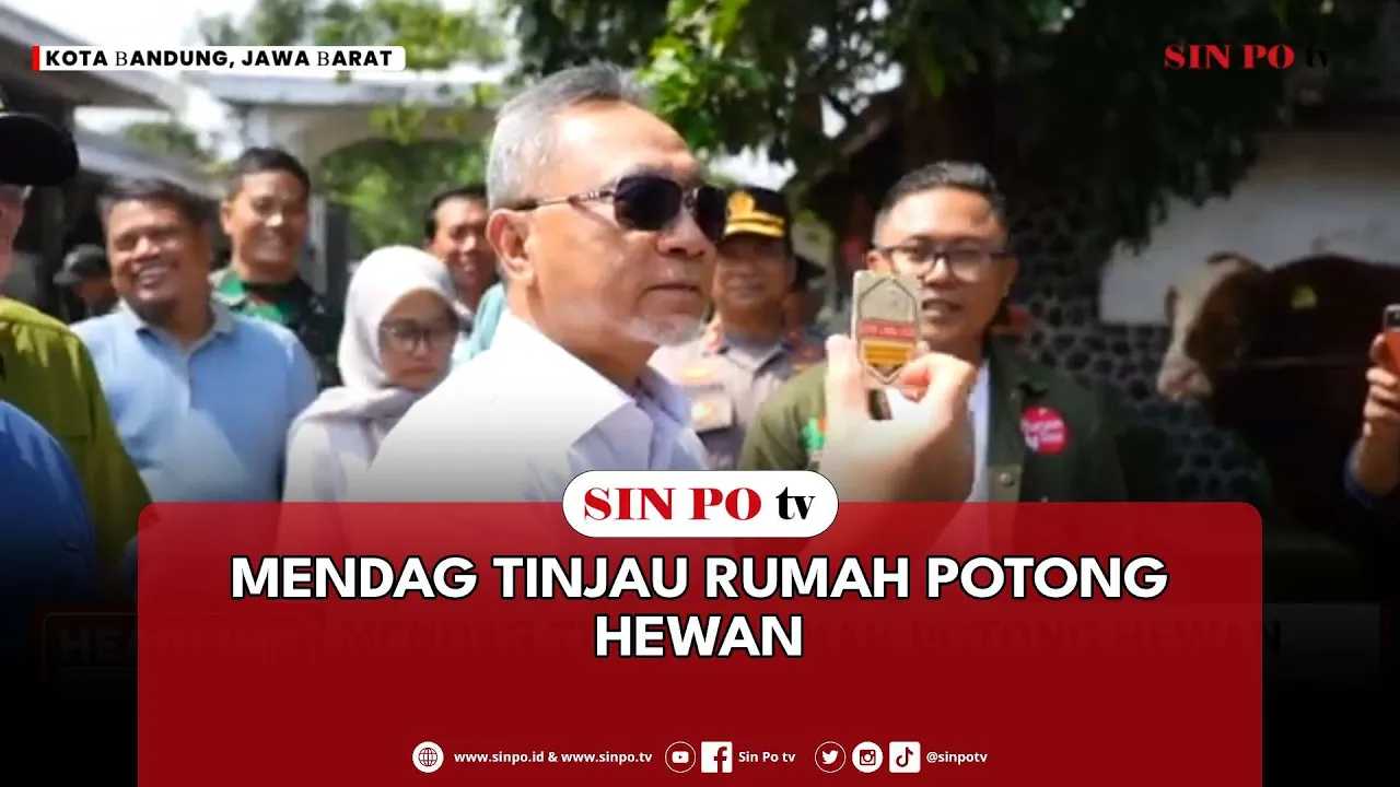 Mendag Tinjau Rumah Potong Hewan