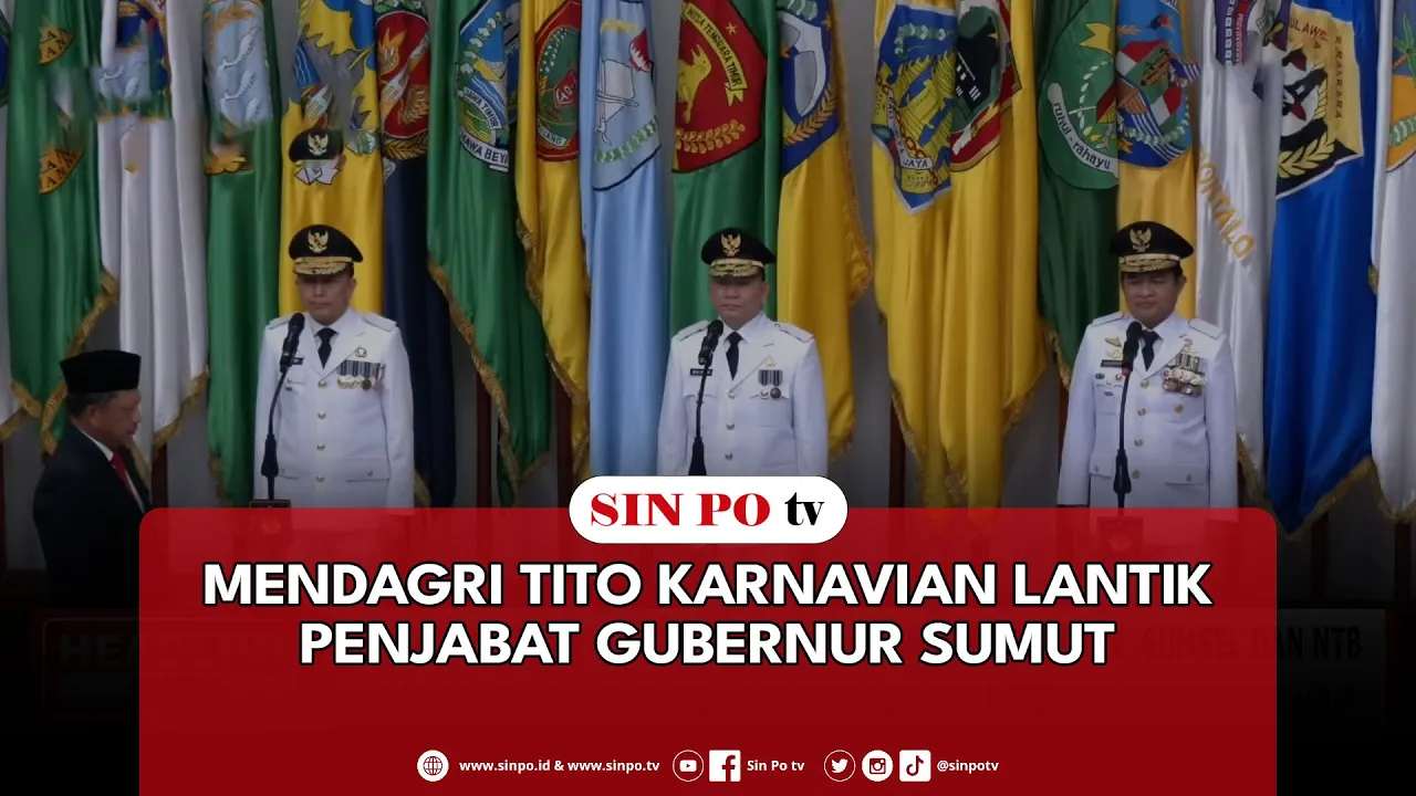 Mendagri Tito Karnavian Lantik Penjabat Gubernur Sumut