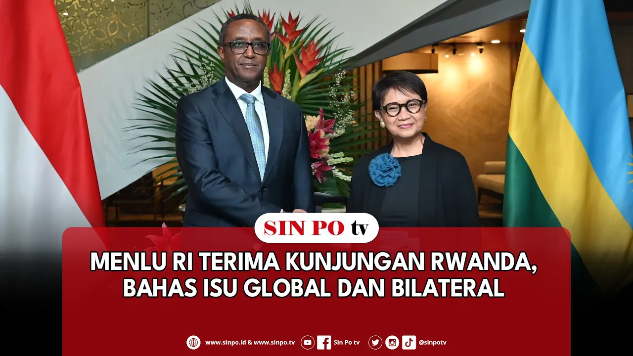 Menlu RI Terima Kunjungan Rwanda, Bahas Isu Global Dan Bilateral