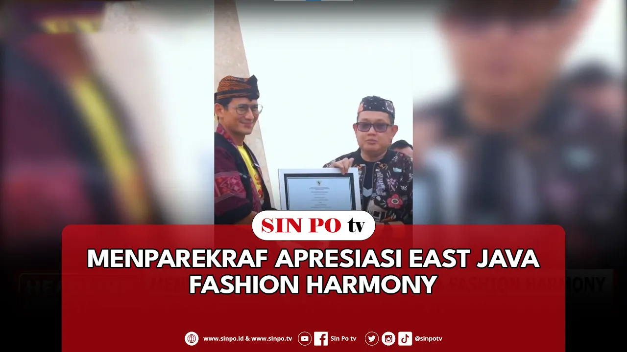 Menparekraf Apresiasi East Java Fashion Harmony