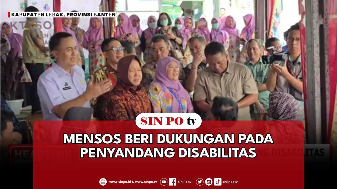 Mensos Beri Dukungan Pada Penyandang Disabilitas