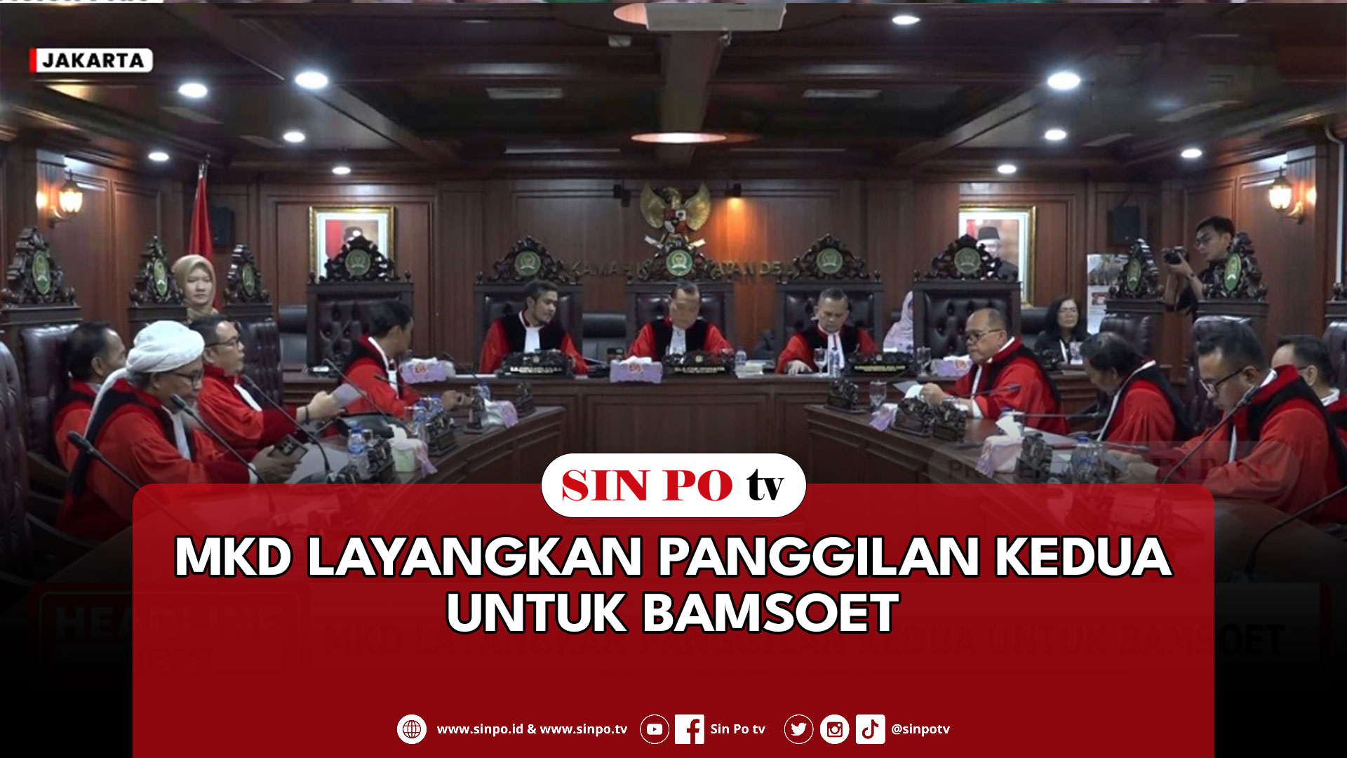 MKD Layangkan Panggilan Kedua Untuk Bamsoet