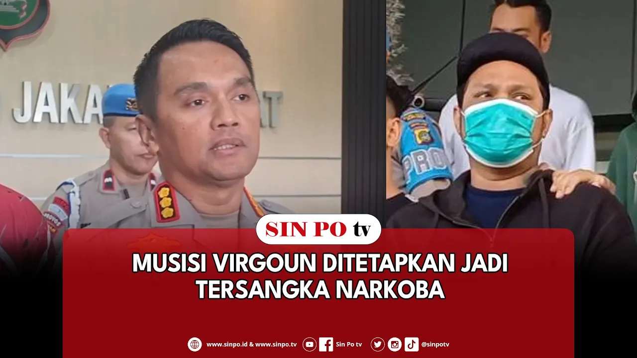 Musisi Virgoun Ditetapkan Jadi Tersangka Narkoba