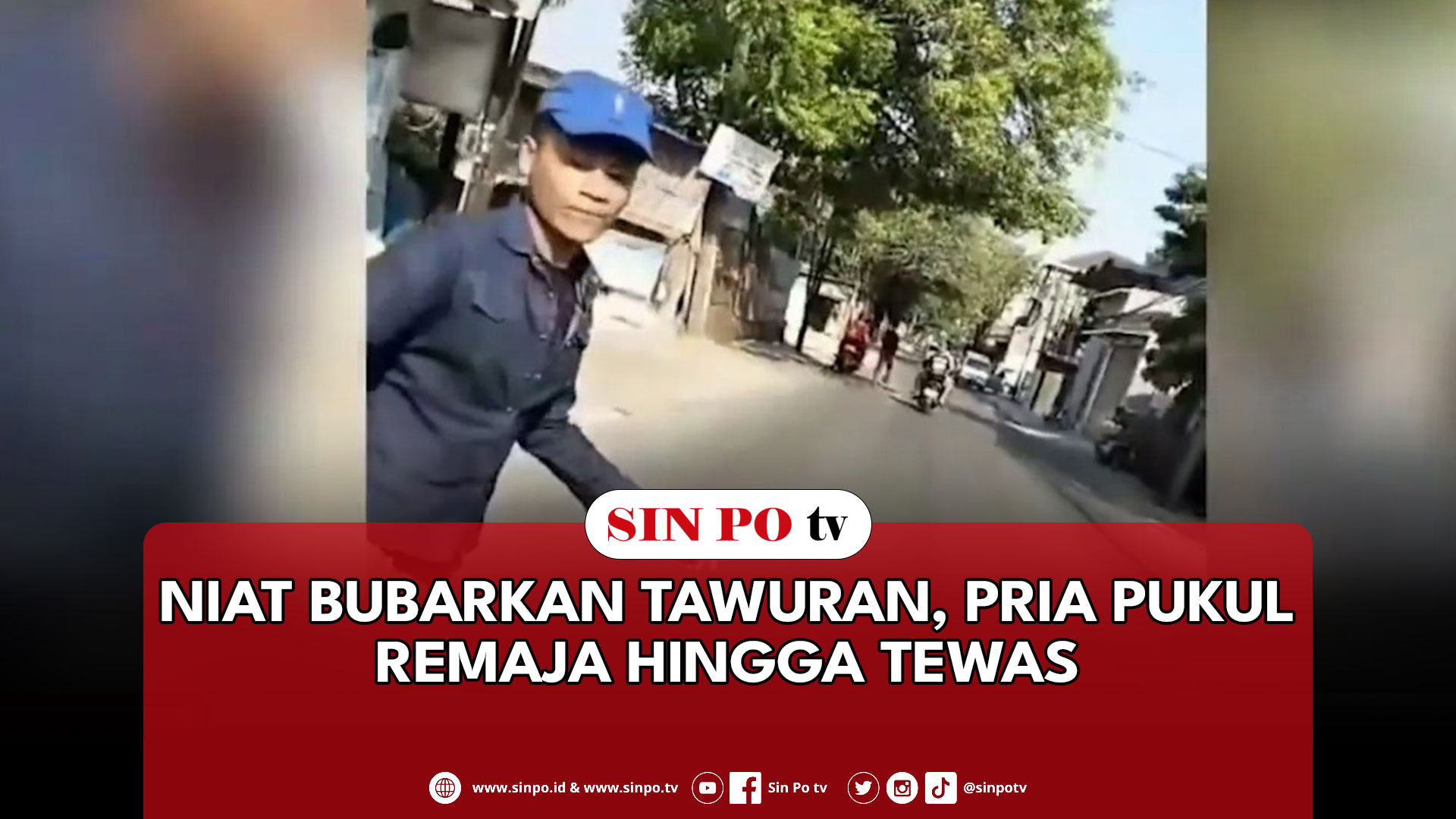 Niat Bubarkan Tawuran, Pria Pukul Remaja Hingga Tewas