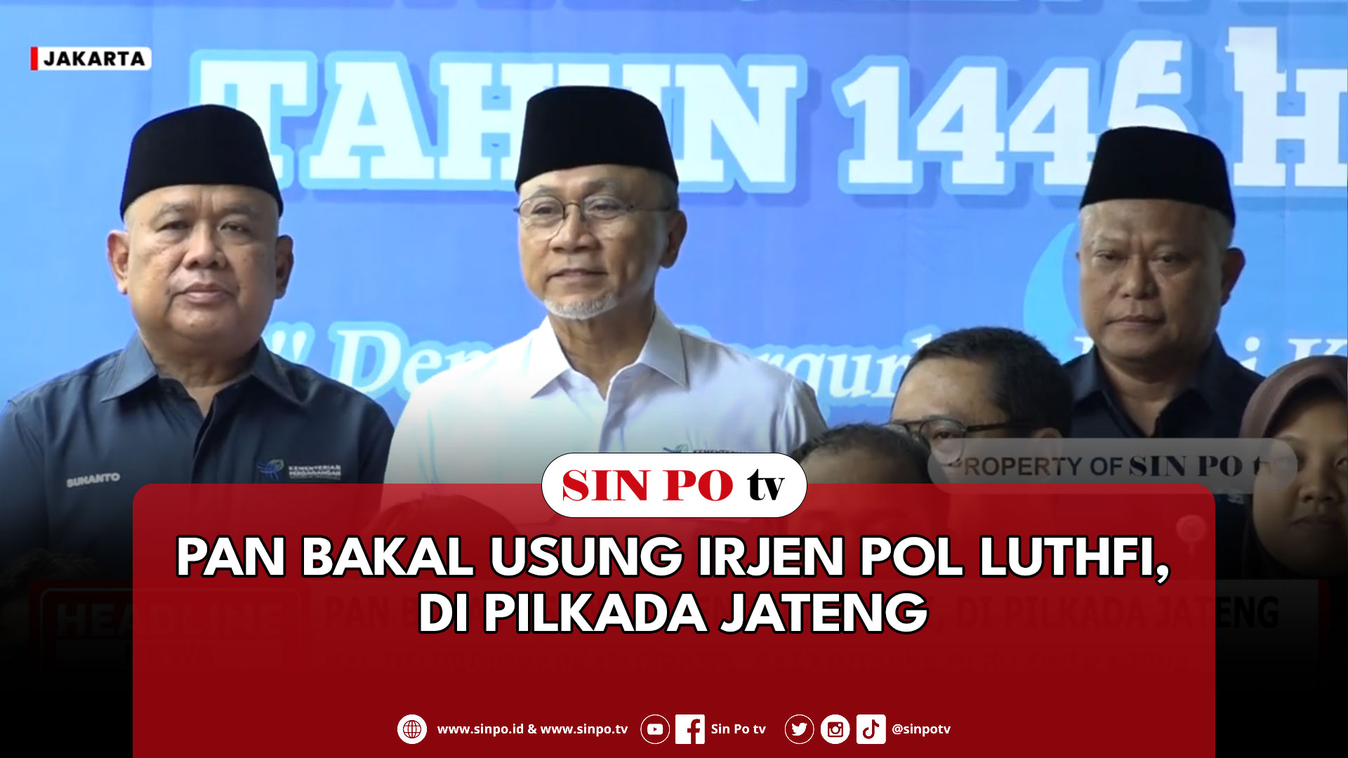 PAN Bakal Usung Irjen Pol Luthfi, Di Pilkada Jateng