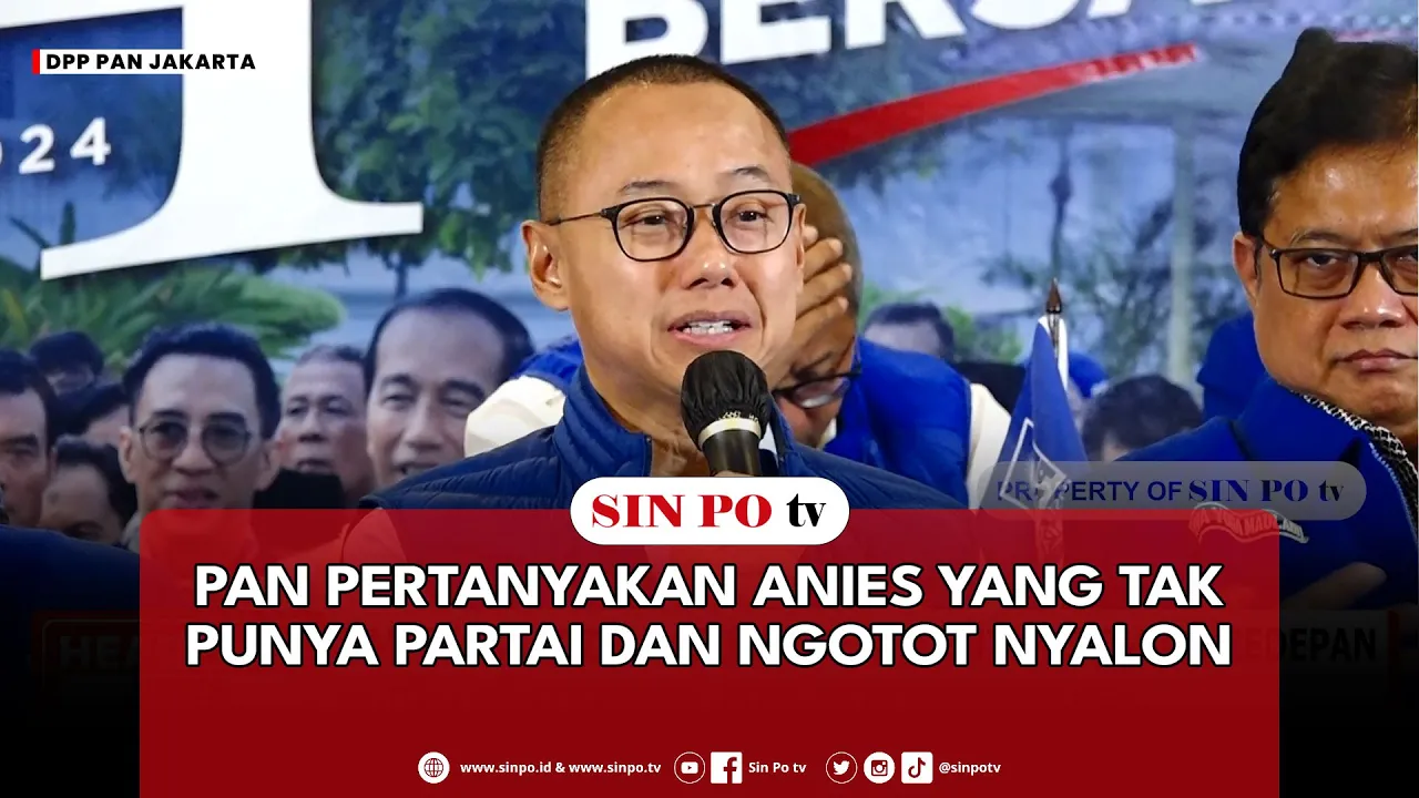 PAN Pertanyakan Anies Yang Tak Punya Partai Dan Ngotot Nyalon