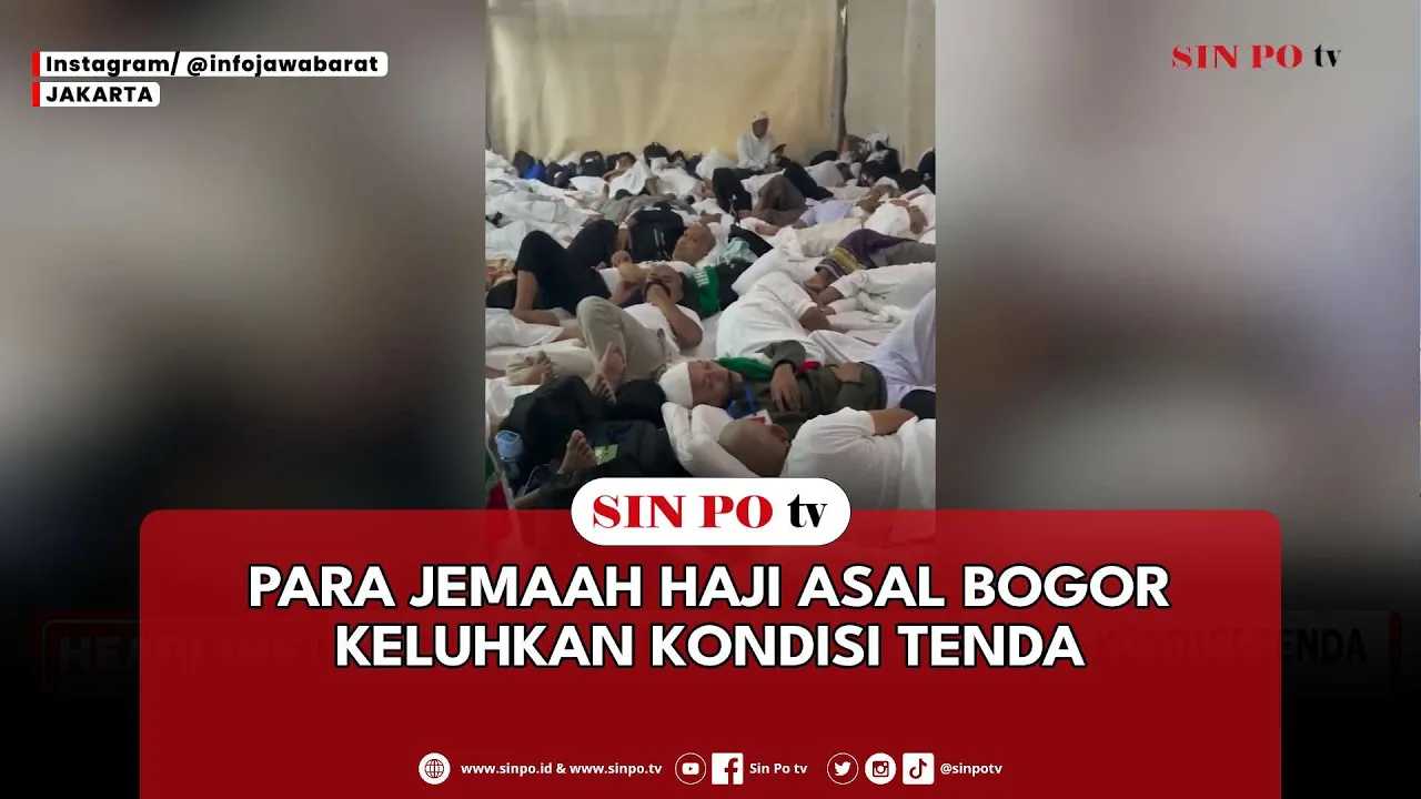 Para Jemaah Haji Asal Bogor Keluhkan Kondisi Tenda