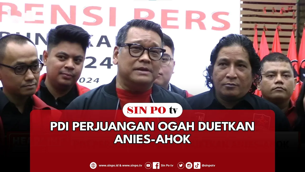 PDI Perjuangan Ogah Duetkan Anies-Ahok