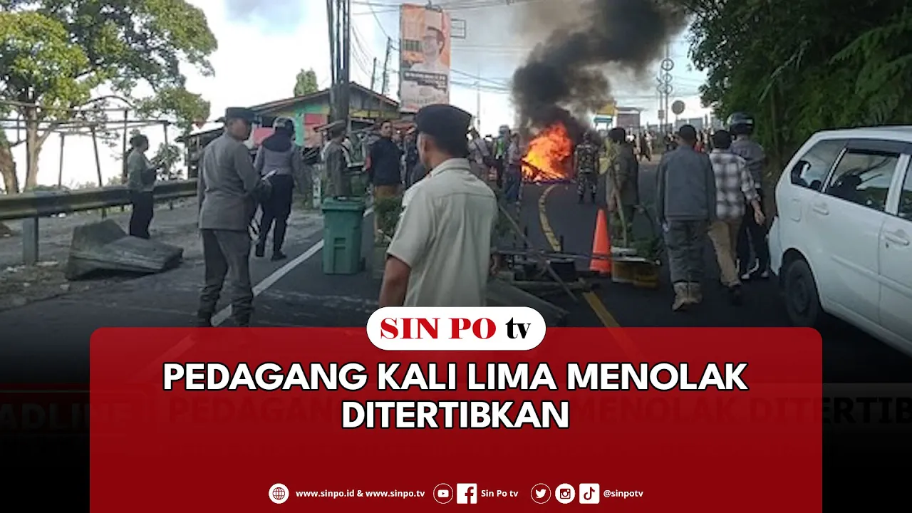 Pedagang Kali Lima Menolak Ditertibkan