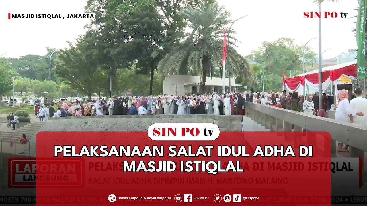 Pelaksanaan Salat Idul Adha Di Masjid Istiqlal