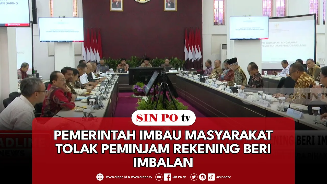 Pemerintah Imbau Masyarakat Tolak Peminjam Rekening Beri Imbalan