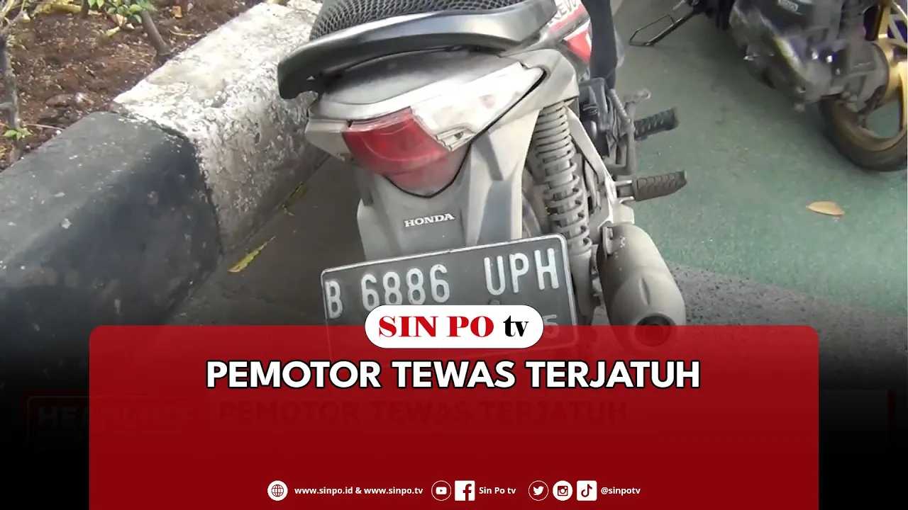 Pemotor Tewas Terjatuh