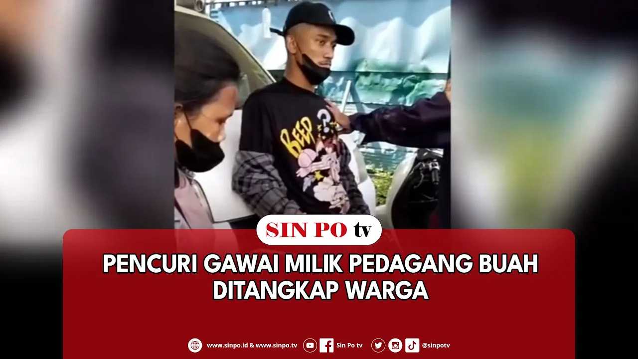 Pencuri Gawai Milik Pedagang Buah Ditangkap Warga