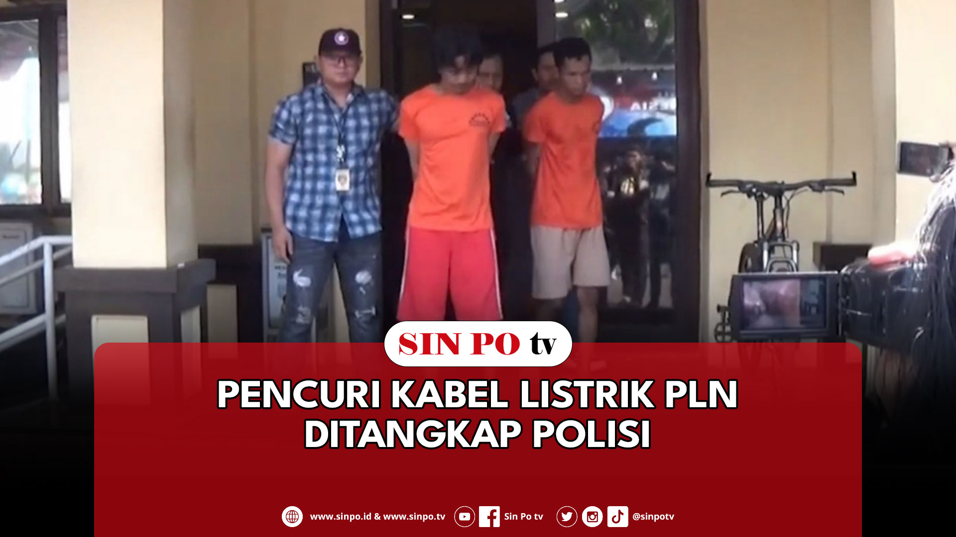 Pencuri Kabel Listrik PLN Ditangkap Polisi