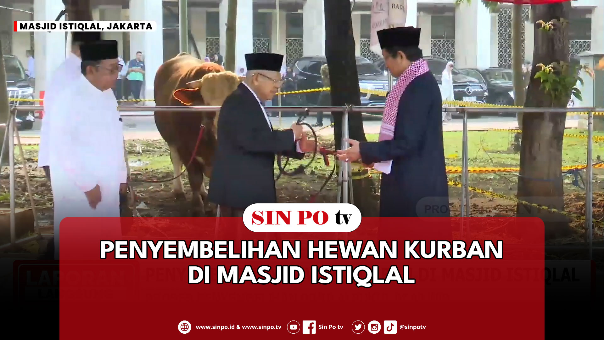 Penyembelihan Hewan Kurban Di Masjid Istiqlal