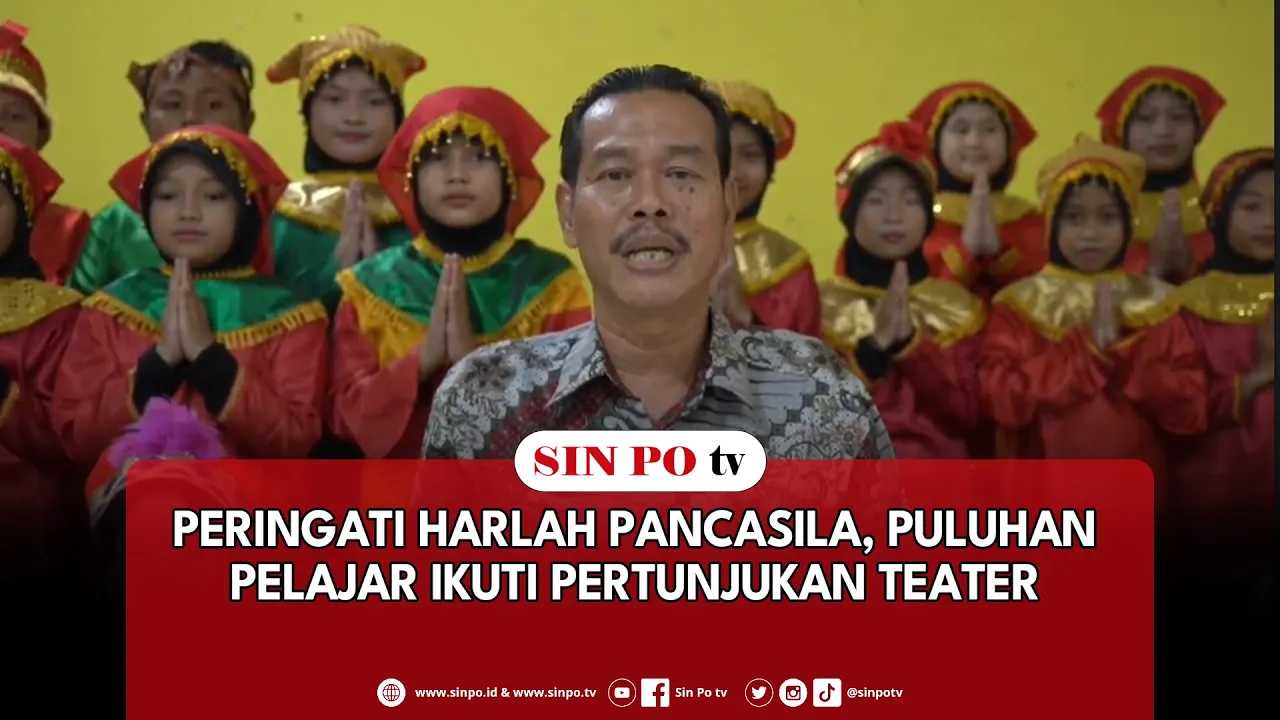Peringati Harlah Pancasila, Puluhan Pelajar Ikuti Pertunjukan Teater