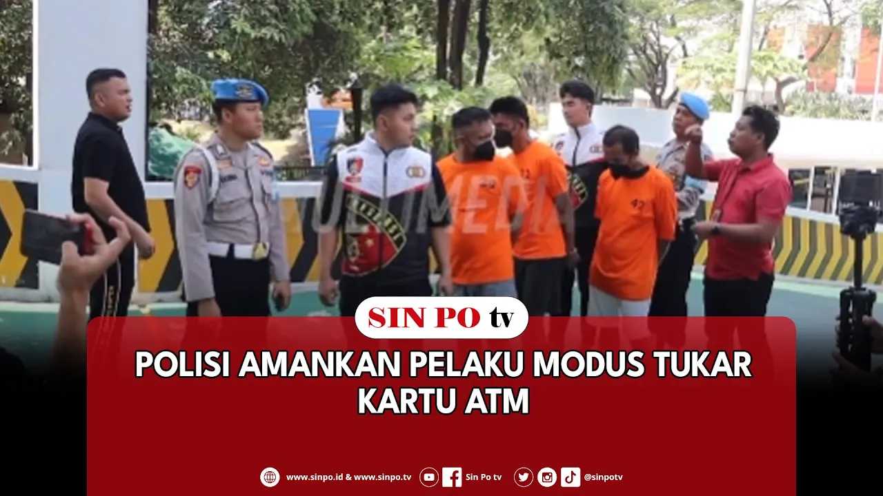 Polisi Amankan Pelaku Modus Tukar Kartu ATM